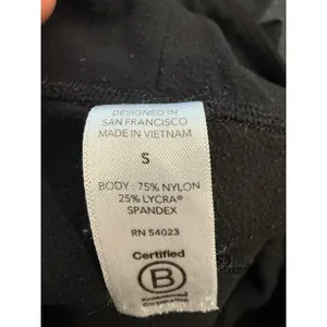 Athleta Elation 7/8 Tight Womens Small Black‎ Yoga Leggings High Rise RN 54023 thumbnail 6
