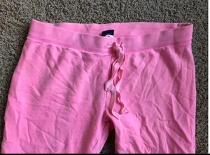 PINK - Victoria's Secret vintage pink sweats Sz M thumbnail 3
