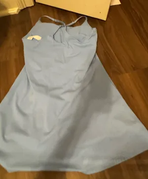 Amazon Blue athletic dress with built in bra and shorts thumbnail 1