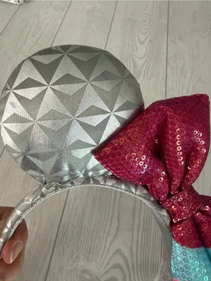 Disney Parks Epcot Spaceship Earth BubbleGum Wall Mickey Mouse Ears Headband thumbnail 6