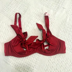 Victoria's Secret small Dream Angels bow cutout balconette bra BC 3189 thumbnail 9