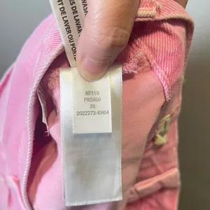 Madewell Baggy Straight Jeans Garment‎ Dyed Edition Retro Pink Size 26 thumbnail 6