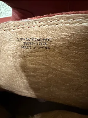 FRYE Gia Lug Zip Leather Bootie Sneaker Red Clay 9.5 thumbnail 9