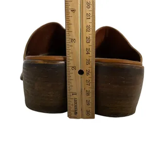 PIKOLINOS Slip On Slide Sandals Clogs Women's Size 37 Leather Cognac‎ thumbnail 7