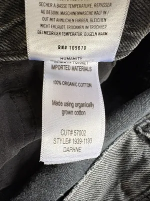 Citizens of Humanity Premium Vintage Daphne Crop Jeans Black Size 31 thumbnail 8