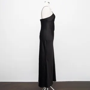 Betsy & Adam‎ - Pavé-Bead Satin Halter Gown thumbnail 4