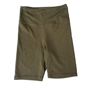 Marine Layer Studio Bike Shorts in Olive S thumbnail 2