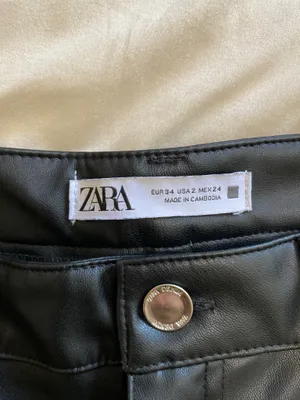 Zara leather pants thumbnail 4