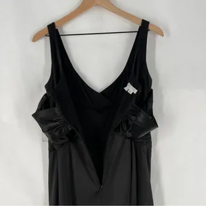 London Times Elegant Black Stretch Satin Sleeveless Sheath Dress NWT Size‎ 10 thumbnail 11