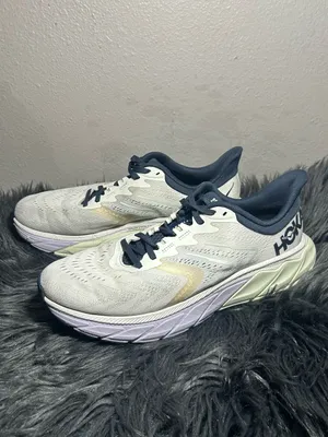Hoka One One Arahi 5 Running Shoes White Sneaker Size 9.5B thumbnail 7