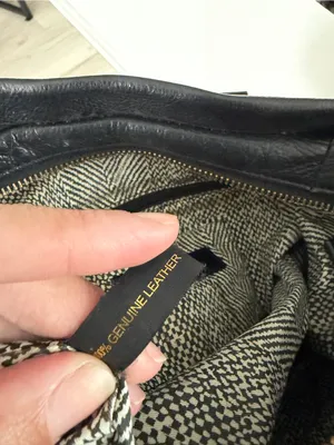 REBECCA MINKOFF MAB Bowery BLACK Trapezoid Leather Satchel Bag AUTHENTIC thumbnail 6