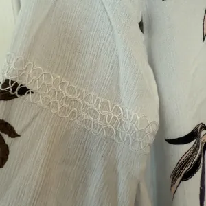Free People Floral Mini Swing Dress Tunic White Feminine‎ Lace Party Hi-Lo Small thumbnail 10