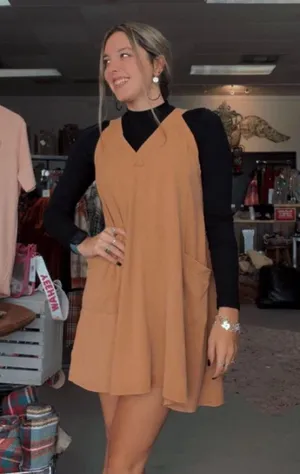 Tan dress Brown Size M thumbnail 1