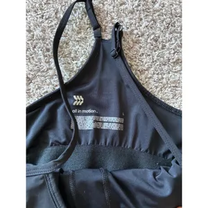 All in Motion Black Active Dress with Built-in Shorts and Bra Size L thumbnail 4