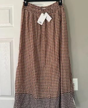DR2 Nordstrom Geometric Print Maxi Skirt Summer Flowy Spring NWT thumbnail 1