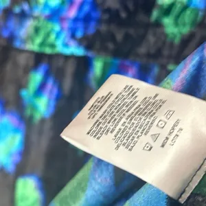 French‎ Connection Blue Velour Dress Size Medium thumbnail 7