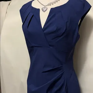 Adrianna Papell Navy Dress thumbnail 3