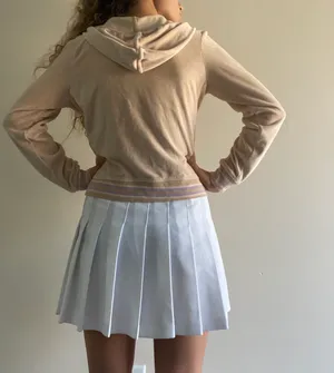 Gap Beige 2003  holiday Velour Zip Up thumbnail 6