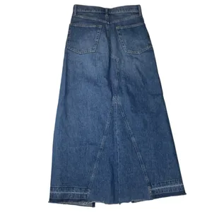 GAP size 26 2 maxi denim skirt womans casual ankle jean preppy mom thumbnail 2