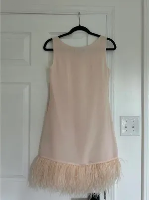 Jessica Simpson Feather Trim Dress thumbnail 3