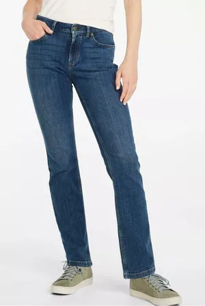 NWT LL Bean beanflex straight leg midrise jeans 10p thumbnail 1