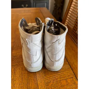 Zadig & Voltaire Women's White Flash Leather High-Top Sneaker Shoes size 39 thumbnail 3