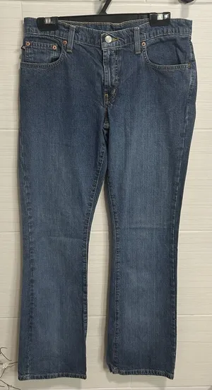 Vintage Ralph Lauren Kelly Cotton Denim Blue Jean 8 X 32 Studded RL Patch Y2K thumbnail 1