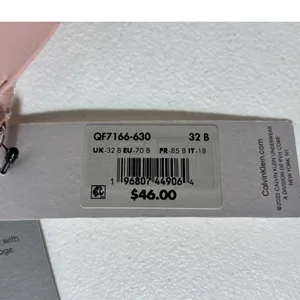 Calvin Klein NWT 32B Sculpt Lightly Lined Demi Bra Pink 2-Way Convertible Straps thumbnail 10
