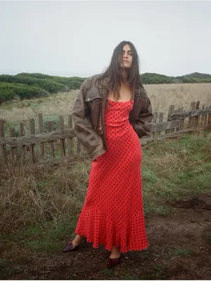 Réalisation Par Allegra Silk Maxi Dress Aura XS NWT thumbnail 9
