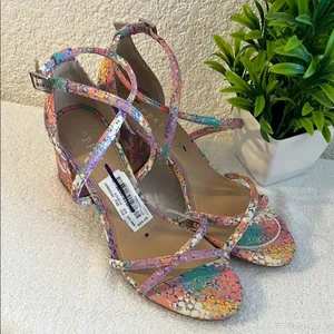 Colorful Strappy Women's Sandals thumbnail 1