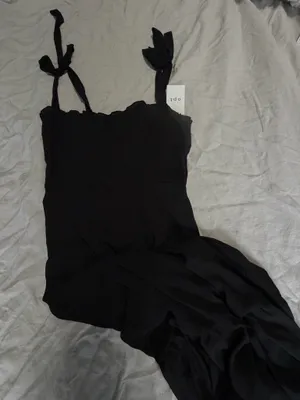 o.p.t black midi dress Size L thumbnail 2