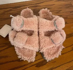 Papillo bi Birkenstocks Sherpa sandal pink size European 38 thumbnail 1