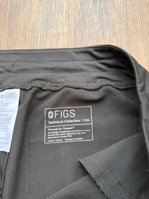 FIGS Women’s Black Yola Skinny Scrub Pants Hospital Nurse Medical Core- Size XXL thumbnail 3