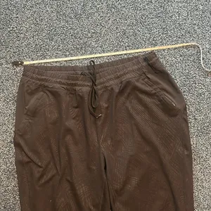 Athleta Black Joggers Pants XL elasticized waist and ankles pattern nwot thumbnail 4