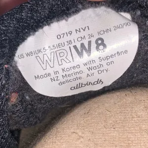 Allbirds‎ Natural Black Wool Runners thumbnail 6