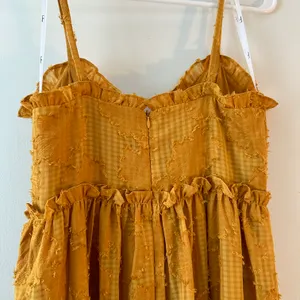 Yellow Tiered Floral Maxi Dress thumbnail 8