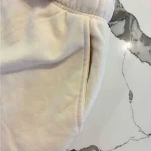 Auden Women's Cream Drawstring Lounge Shorts Size L thumbnail 2