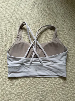 Lululemon energy longline bra - white thumbnail 2