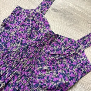•Free People• Purple Floral Dress thumbnail 4