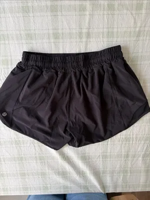 Lululemon Hotty Hot Women’s Black Athletic Shorts - Breathable Running Shorts thumbnail 2