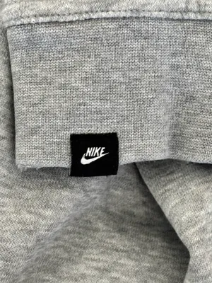 Nike Gray Swoosh Logo Hoodie Pullover Sweatshirt Women’s Medium thumbnail 7