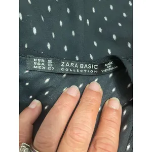 Zara Black Polka Dot Romper 3/4 Sleeve Romper Playsuit Size Small Retro Chic thumbnail 9