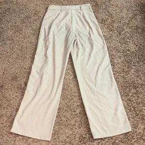 Bershka Beige Trousers thumbnail 3