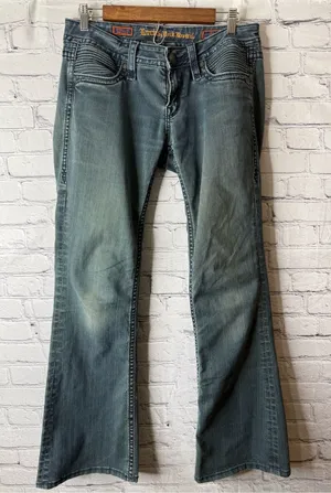 Rock by rock revival bootcut jeans size 30 thumbnail 1