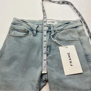 Frame Le‎ Crop Mini Boot Cut Denim Jeans Womens Size 23 Mid-Rise Blue NEW thumbnail 9