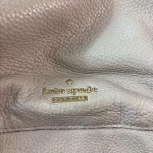 Kate Spade New‎ York Taupe Pebbled Leather Hobo Shoulder Bag Gold Hardware thumbnail 9