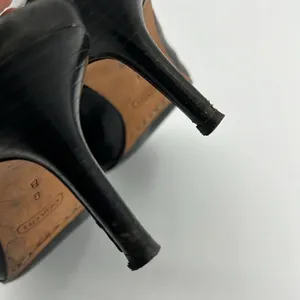 Coach Miranda Open Toe Slingbacks - Black -  Size 8B‎ B37 thumbnail 8
