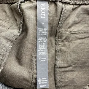 Vuori Vintage Ripstop Pant Dura Terra Cotton Pockets Raw Hem Dark Oregano Small thumbnail 3