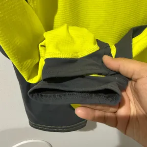 L.L. Bean Women’s M Medium Shirt Sweater Neon Green‎ Yellow Gray Activewear M thumbnail 6