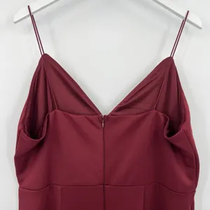 Showpo Big Ideas Midi Dress Size 16 Red Cocktail Thigh Leg Slit Bodycon S005820‎ thumbnail 6